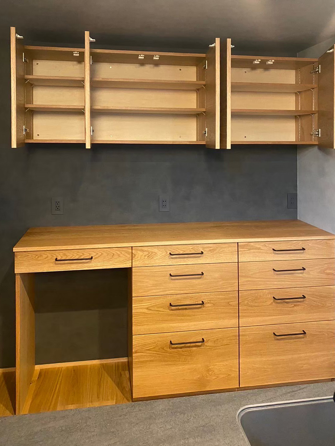 オーダー家具・オークのカップボード/関東・東京