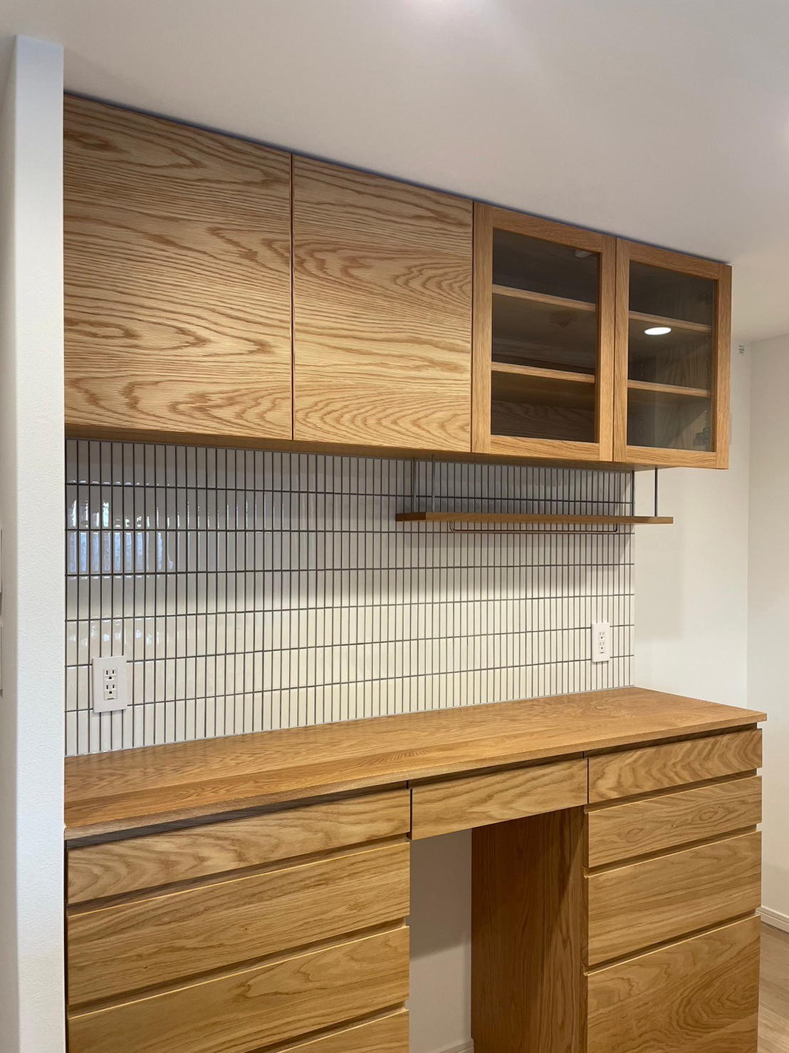 オーダー家具・オークのカップボード/東海・三重