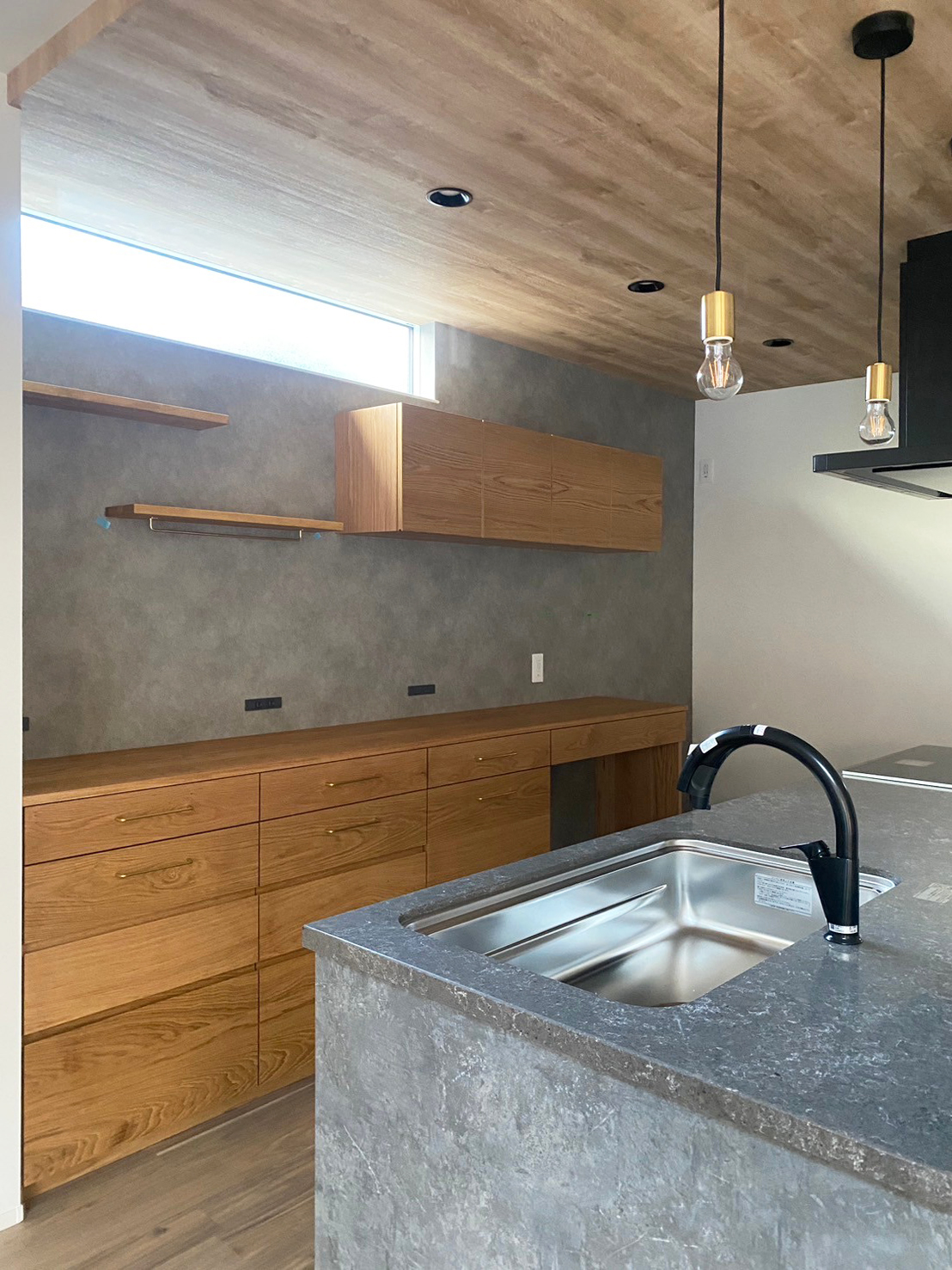 オーダー家具・オークのカップボード／九州・福岡