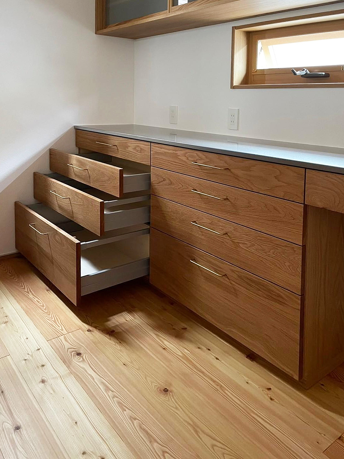 オーダー家具・オークのカップボード／関東・東京