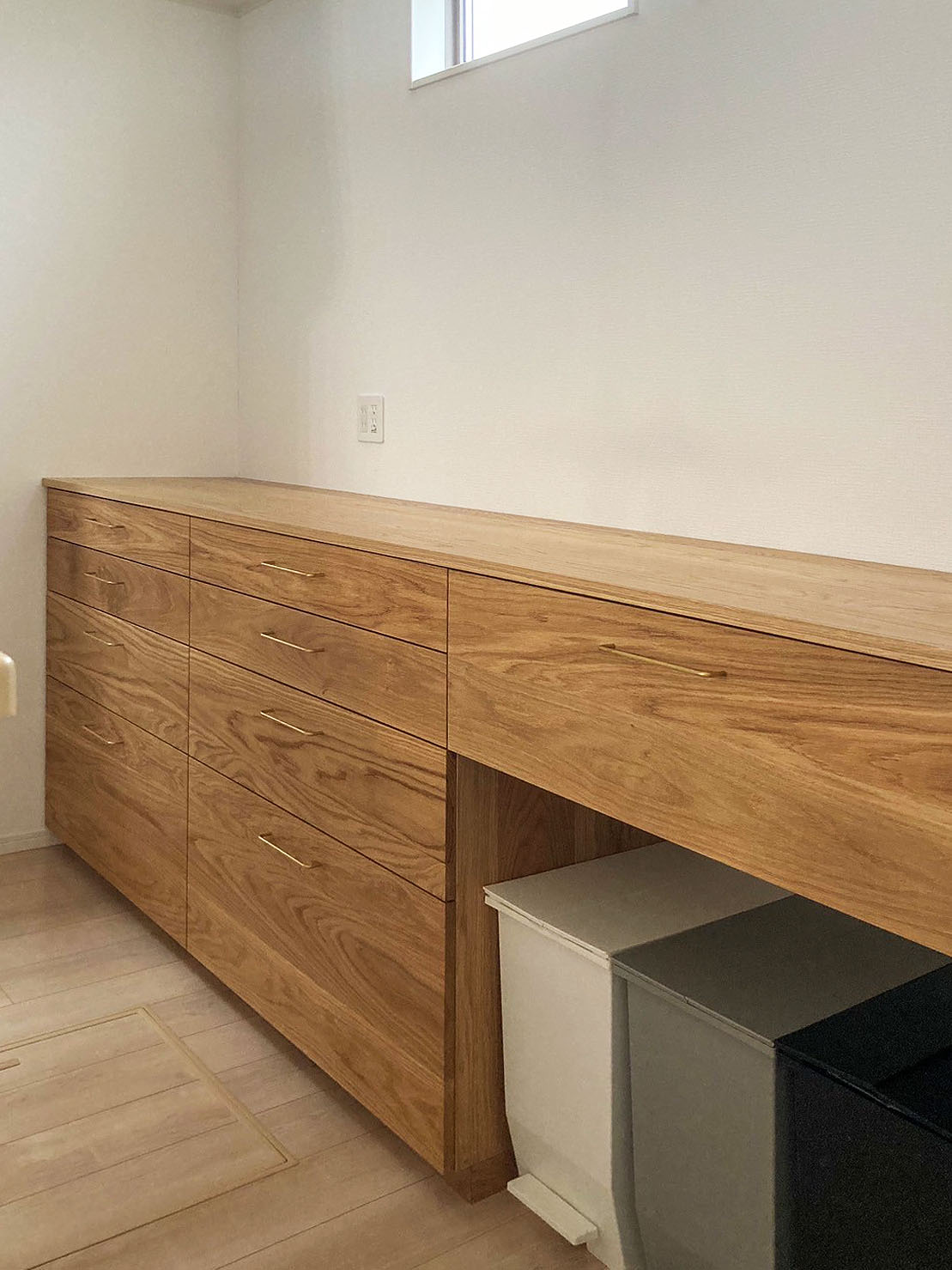 オーダー家具・オークのカップボード／関西・兵庫