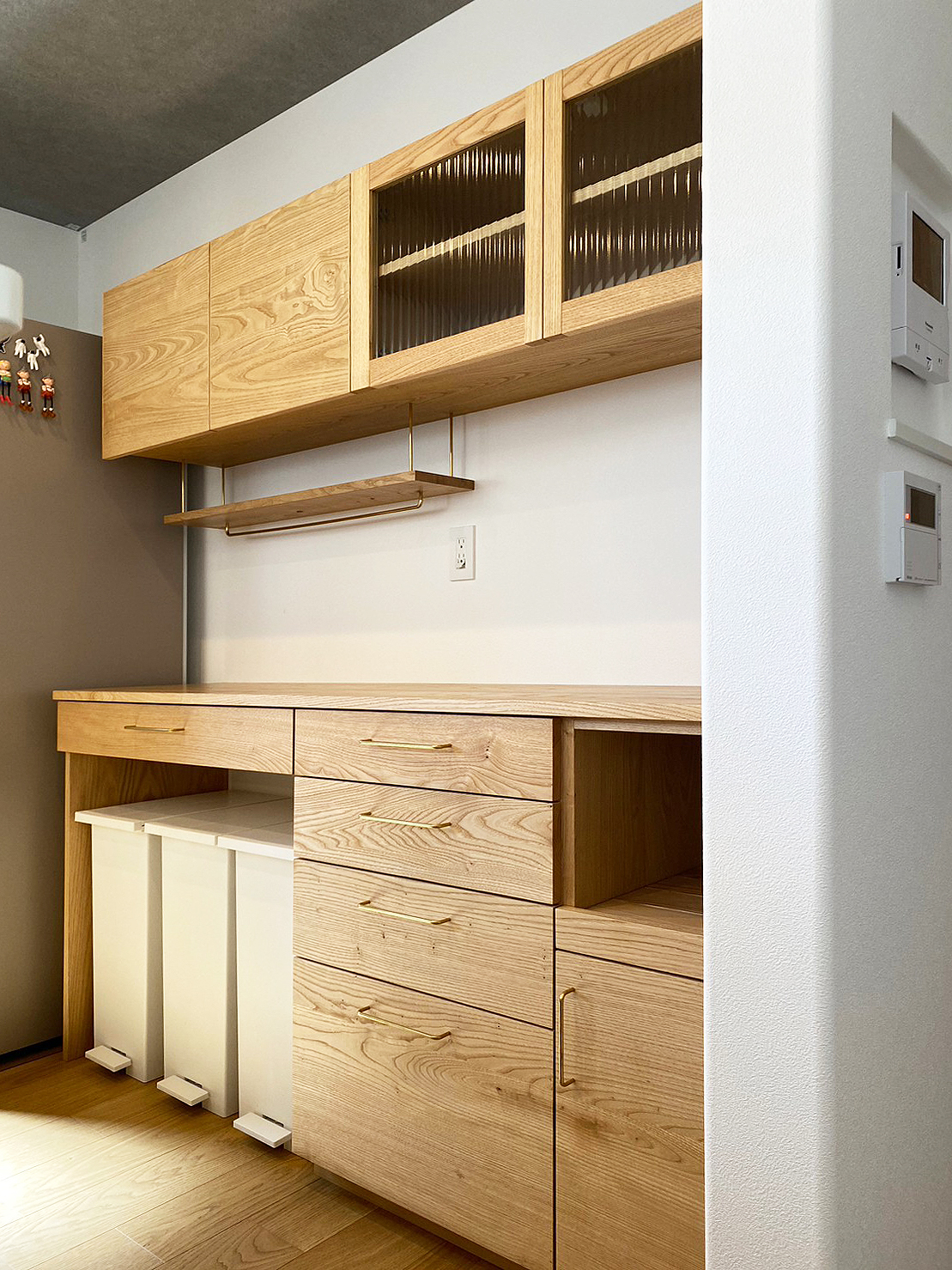 オーダー家具・オークのカップボード／関東・千葉