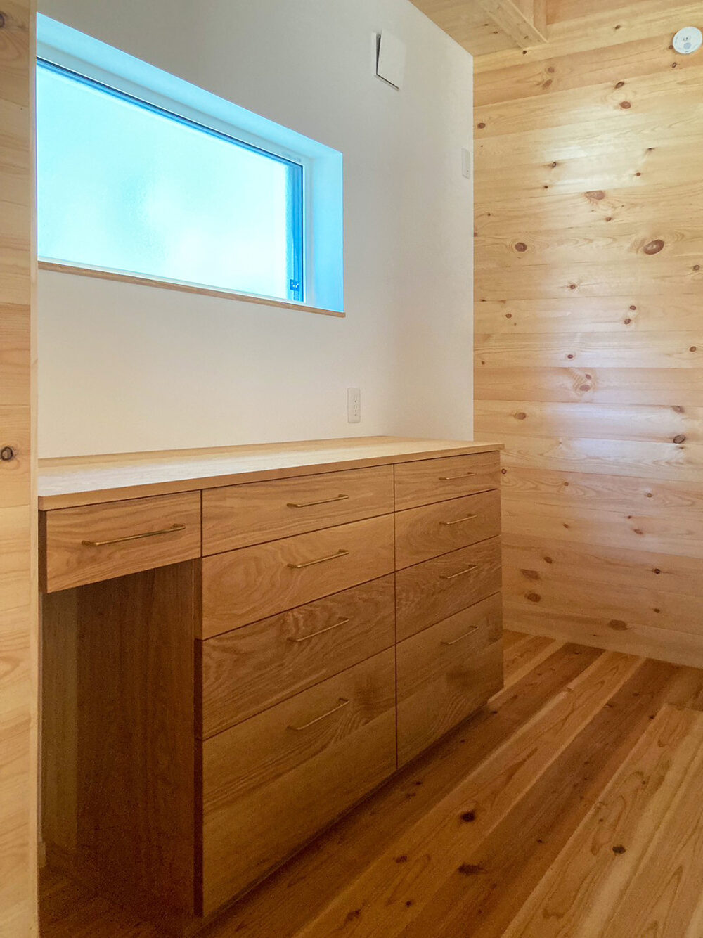 オーダー家具・タモのカップボード/関西・兵庫