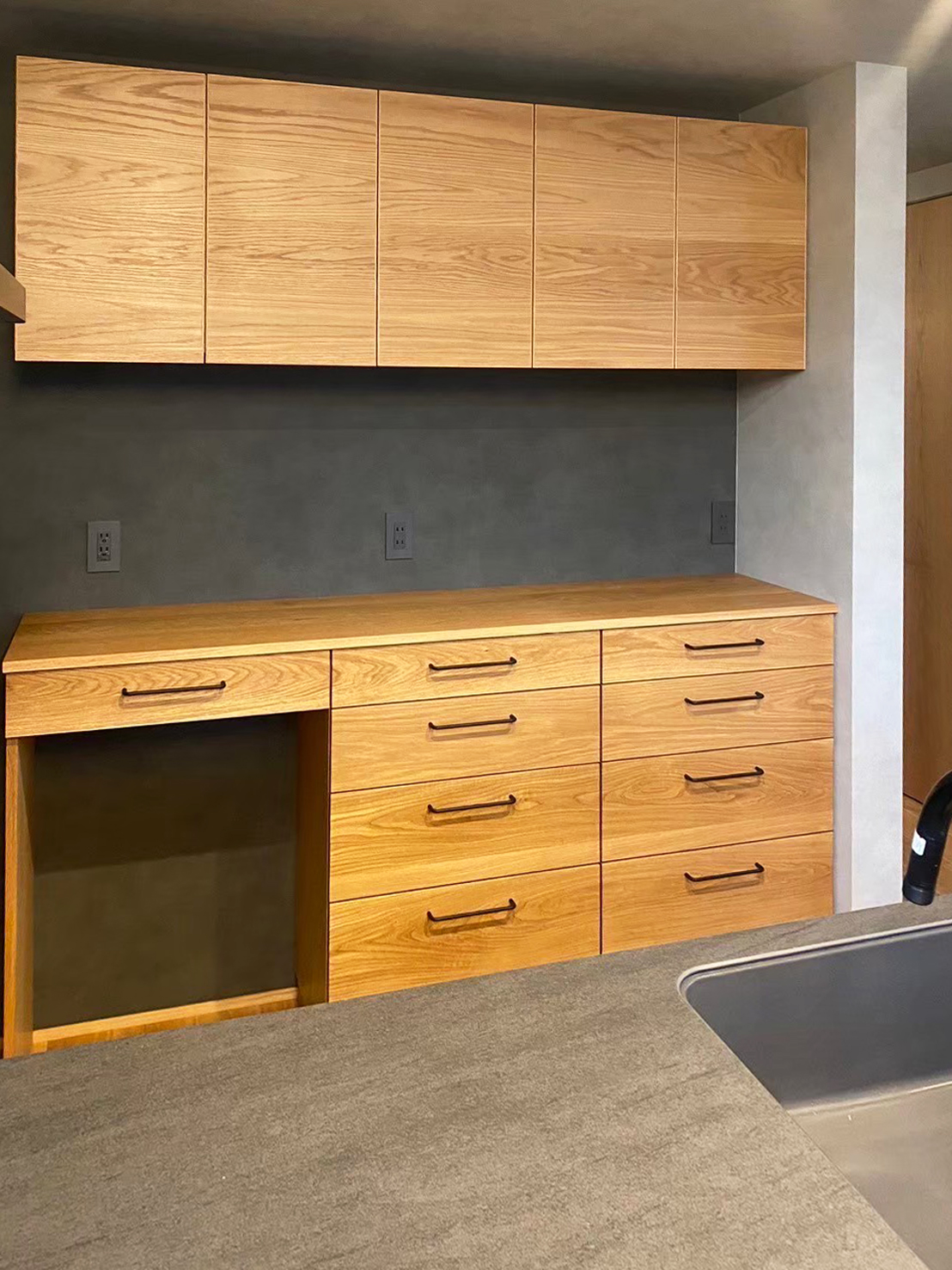 オーダー家具・オークのカップボード/関東・東京